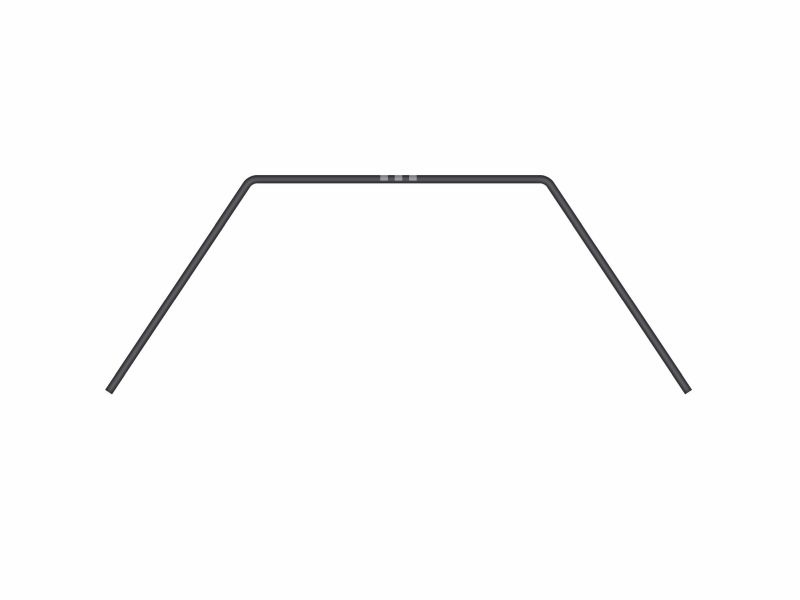 X4 ANTI-ROLL BAR UAM - UNDER ARM MOUNT - REAR 1.3 MM