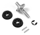 Mittelwelle, Set, solides Alu