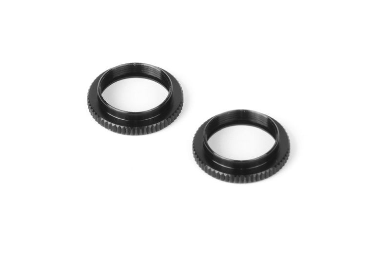 ULP Alu Rändelmutter für Dämpfer V2 Schwarz (2)
