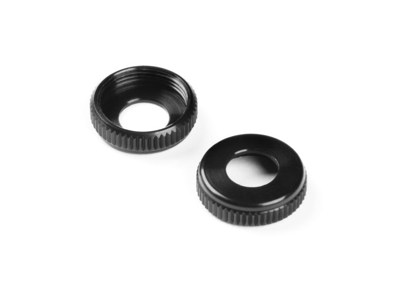 XLP ALU CAP FOR SHOCK BODY - BLACK (2)