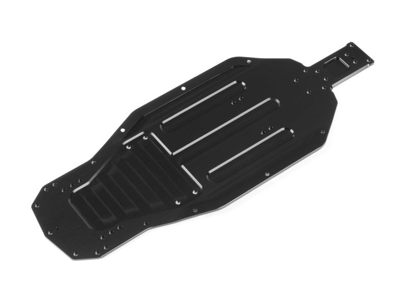 XT2'23/XB2'23 ALU CHASSIS WITH BENT SIDES 2.5MM LONG