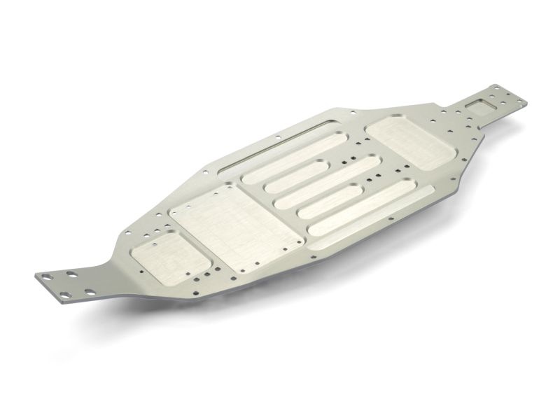 XB2/XT2 ALU CHASSIS 1-PIECE - 2.5MM - LONG - SWISS 7075 T6