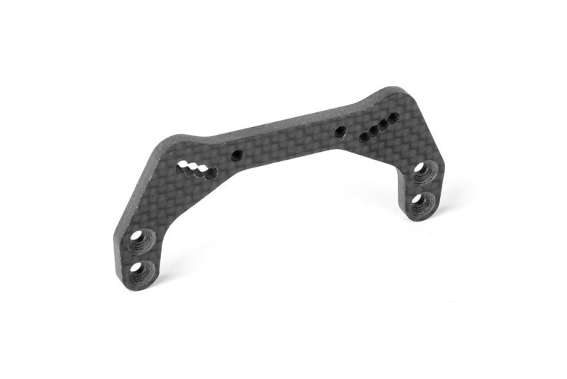 XB2´21 Graphite Dämpferbrücke - 4 Loch - vorne - 3.5mm