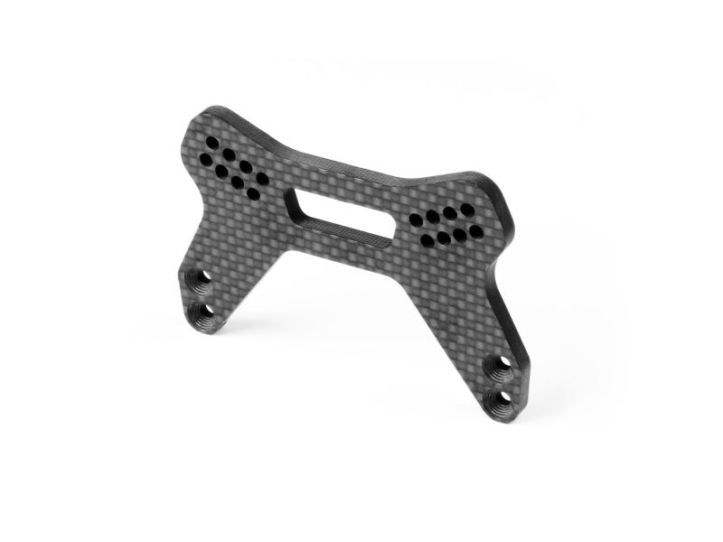XT2'23/SCX'23 GRAPHITE SHOCK TOWER - FRONT - 4.0MM