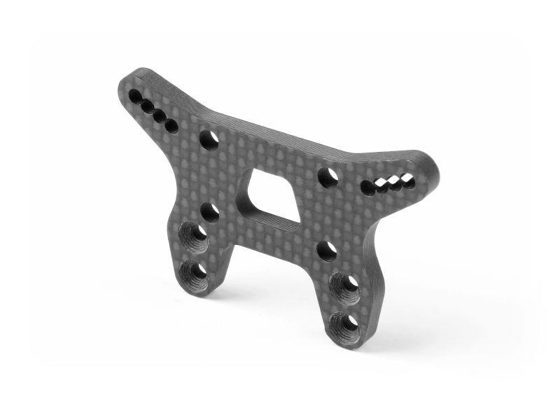 XB2 GRAPHITE SHOCK TOWER FOR BRIDGE UPPER DECK - FRONT