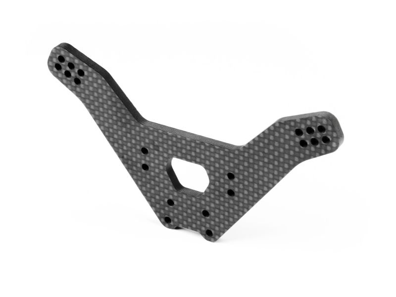XT2'23/SCX'23 GRAPHITE SHOCK TOWER - REAR - 4.0MM
