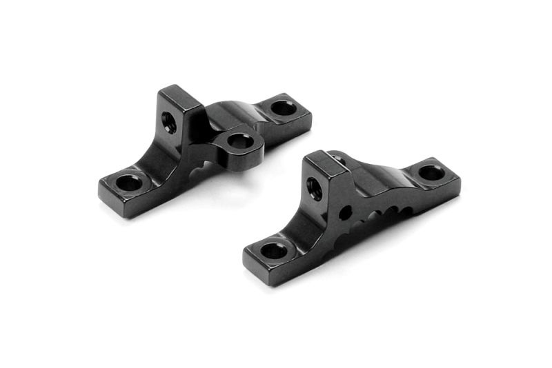 Aluhalter vorne oben Multi-Flex, schwarz - 7075 T6 (L+R)