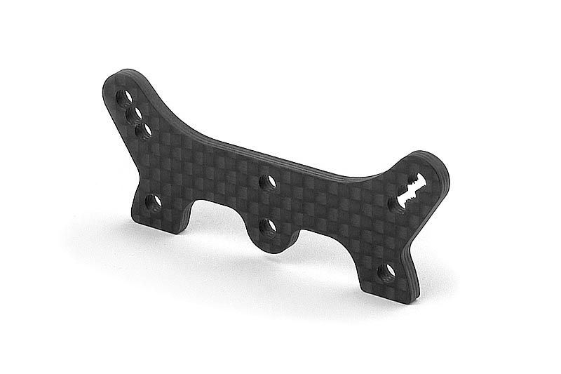 Dämpferbrücke 2,5mm, vorne, Kohlefaser