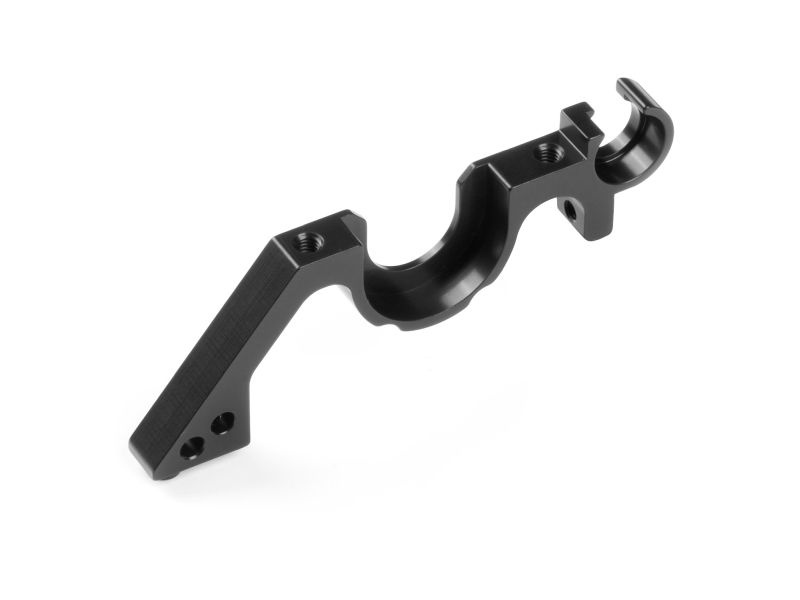 ALU LOWER BULKHEAD REAR - RIGHT - BLACK - SWISS 7075 T6