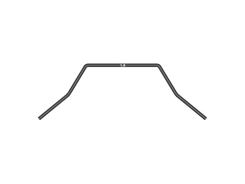 ANTI-ROLL BAR FOR BALL-BEARINGS - REAR 1.8 MM