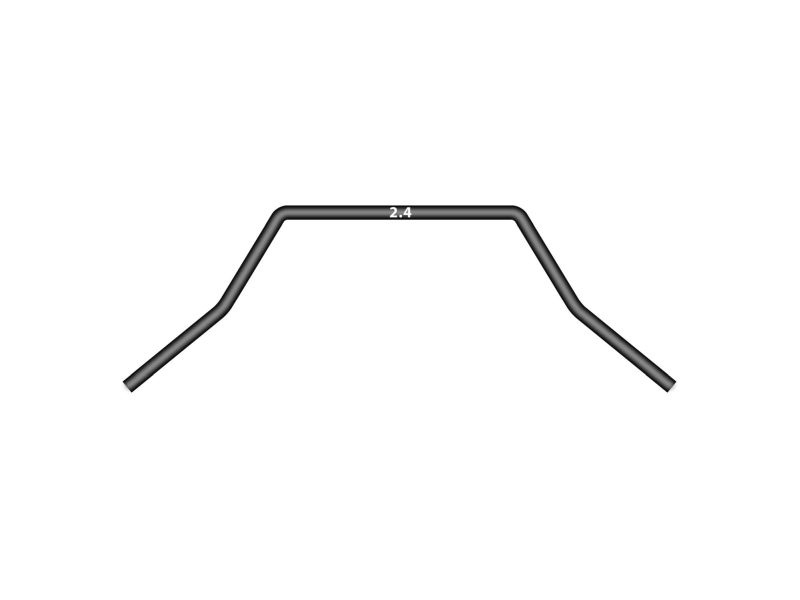 ANTI-ROLL BAR FOR BALL-BEARINGS - REAR 2.4 MM