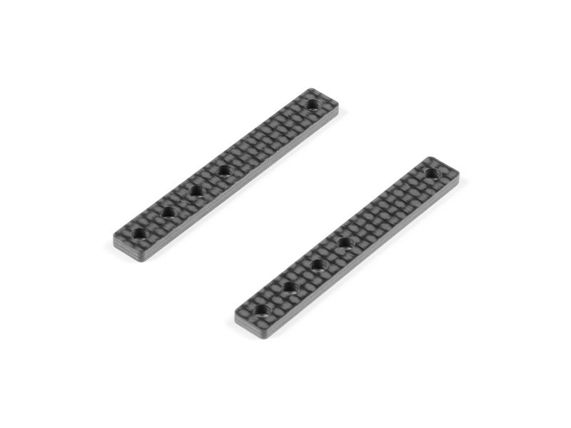 X8 GRAPHITE FRONT CHASSIS BRACE (2)