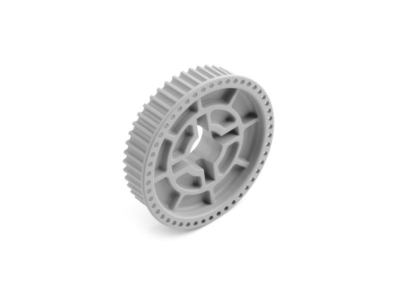 COMPOSITE REAR SOLID AXLE PULLEY 48T - NARROW - GRAPHITE