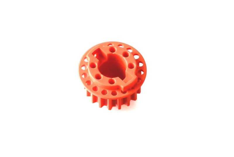 Riemenrad 18Z Low Friction (seitlich hinten), Graphite